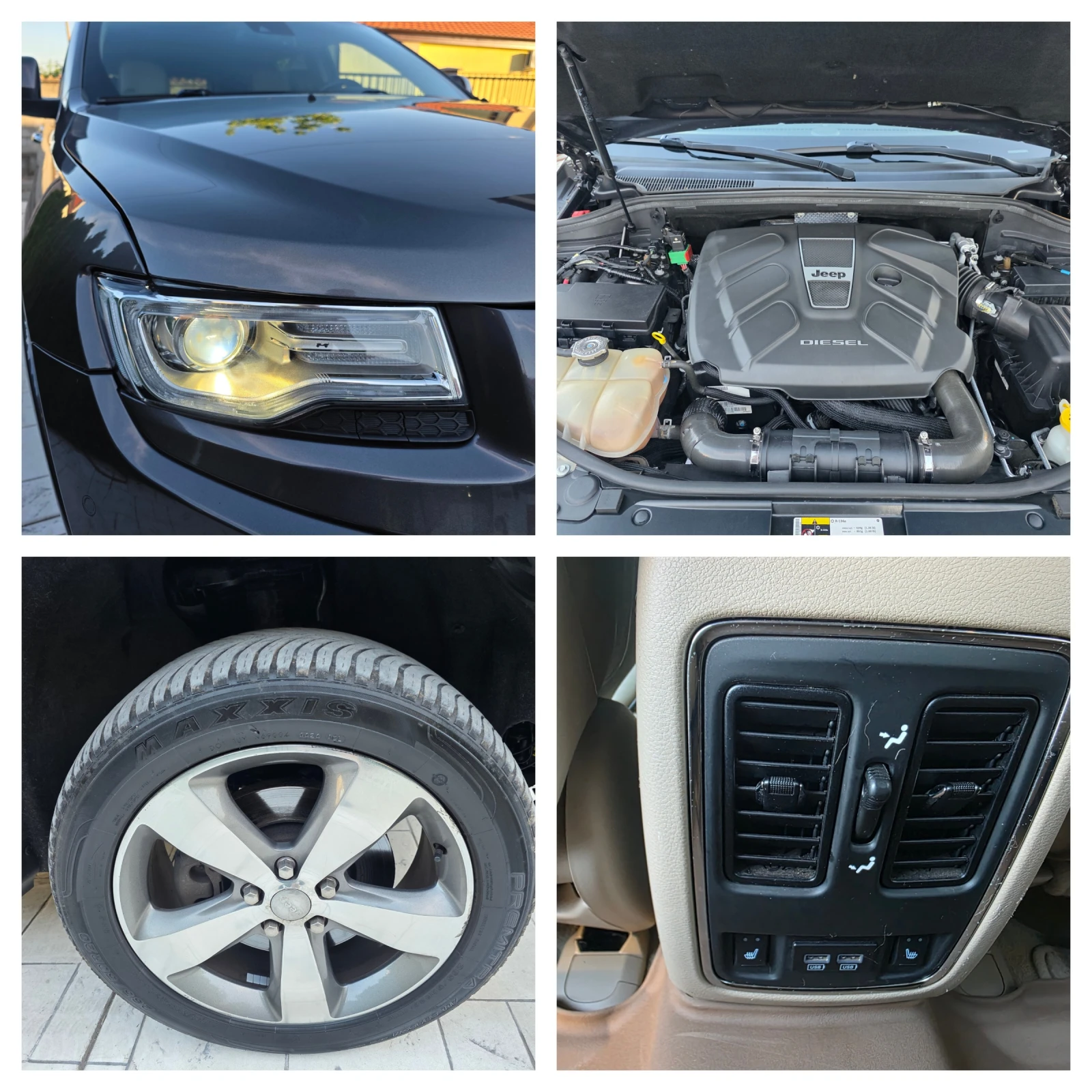 Jeep Grand cherokee 3.0 D  OVERLAND FACE KATO HOBA, снимка 17 - Автомобили и джипове - 54715178