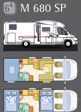 Кемпер Adria Matrix M 680 SP , снимка 16