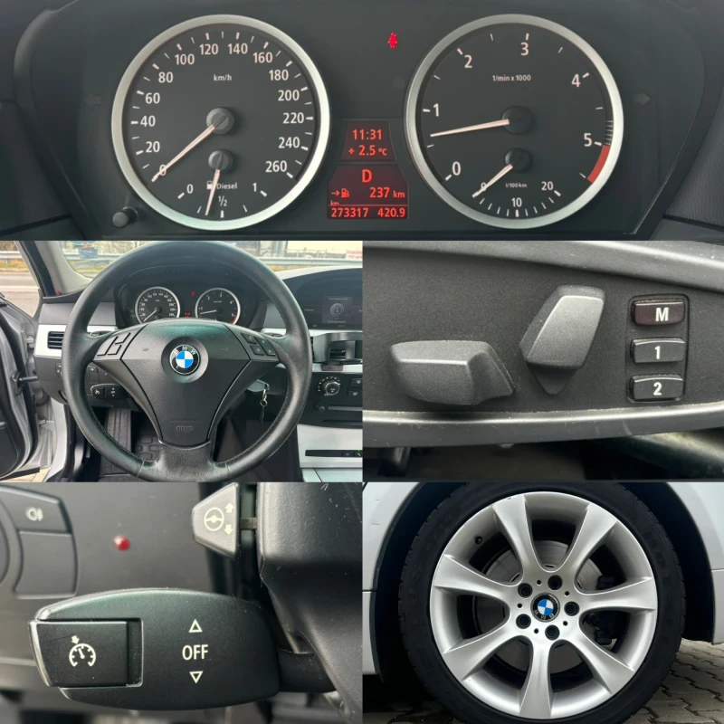 BMW 535 D#NAVI#КОЖА#Bi-XENON#СМЕНЕНИ ВЕРИГИ, снимка 17 - Автомобили и джипове - 48681997