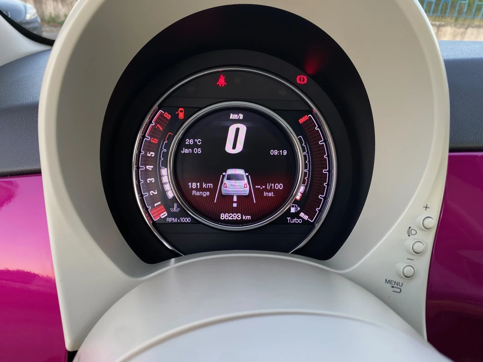 Fiat 500 Face, Led, Panorama, Digital Speedometer | Mobile.bg � ����������� 11