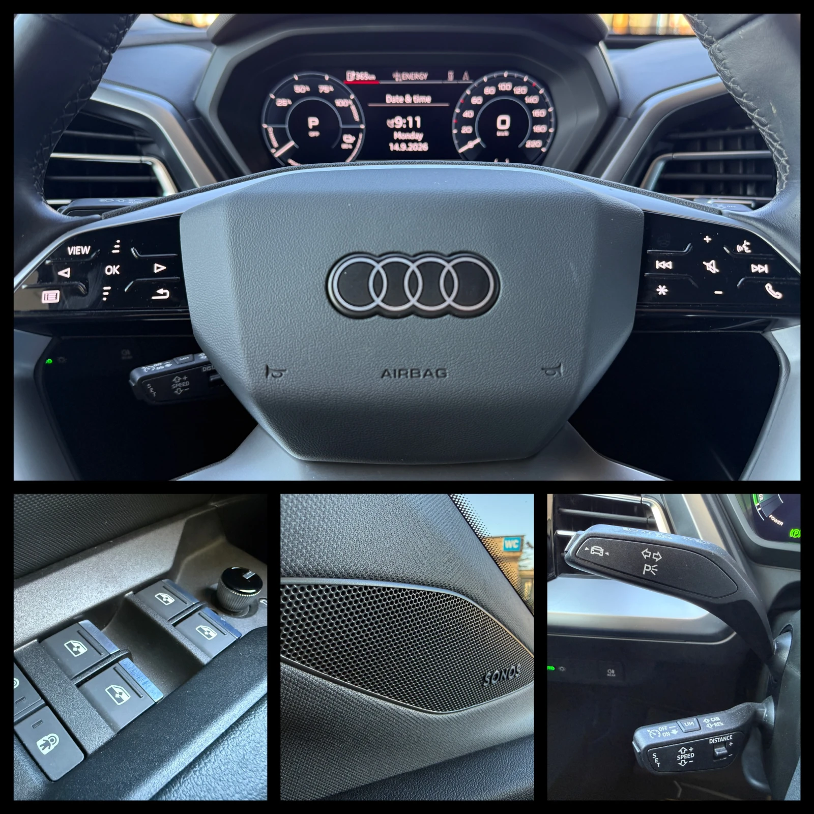 Audi Q4 82kWh ГАРАНЦИЯ ДО 11.2029г. !!! Quattro/Дистроник, снимка 14 - Автомобили и джипове - 56070748