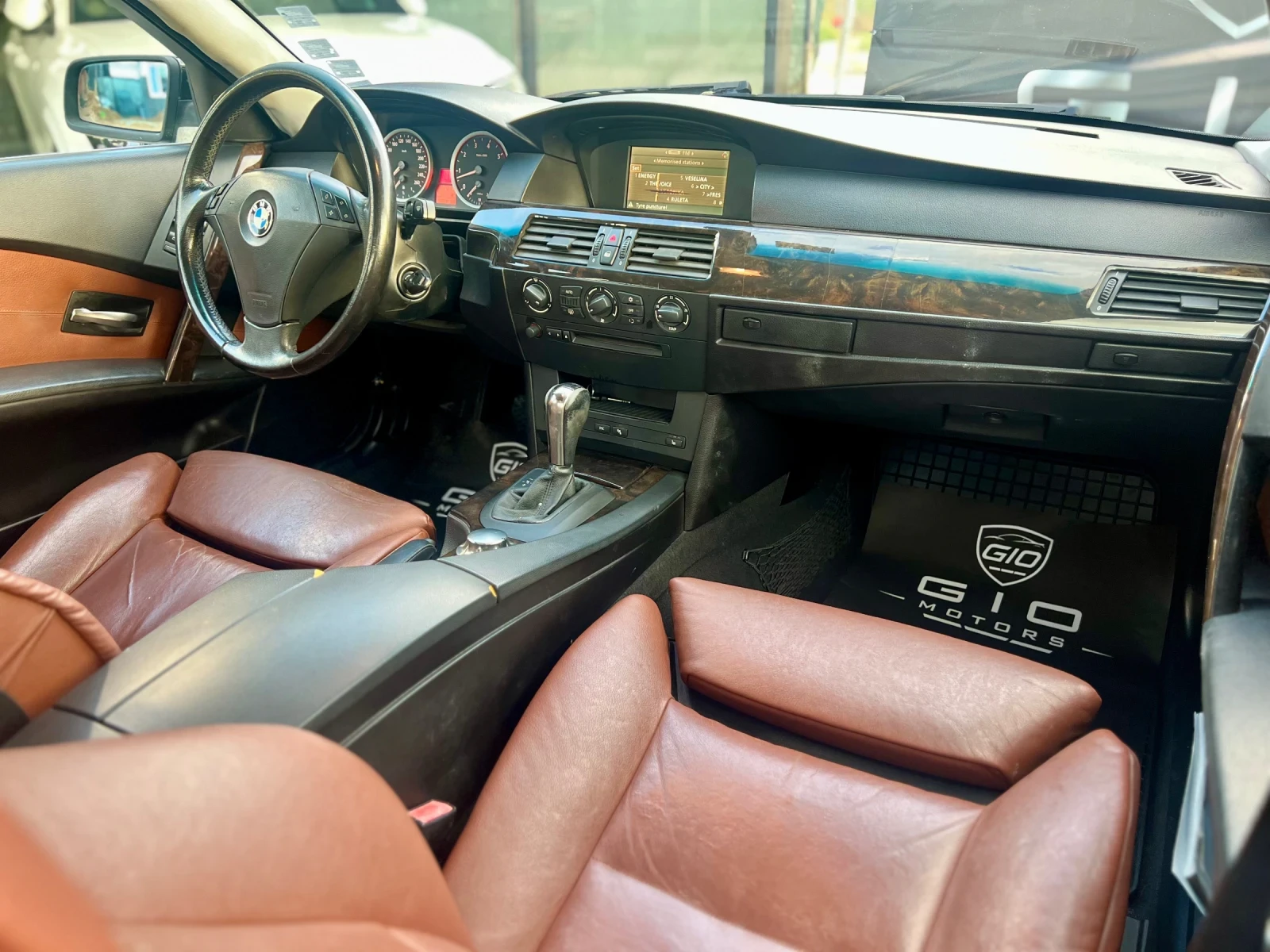 BMW 520 Газ/Бензин* Подгрев* E60* Кожа* Автопилот* ТОП* , снимка 10 - Автомобили и джипове - 55904706