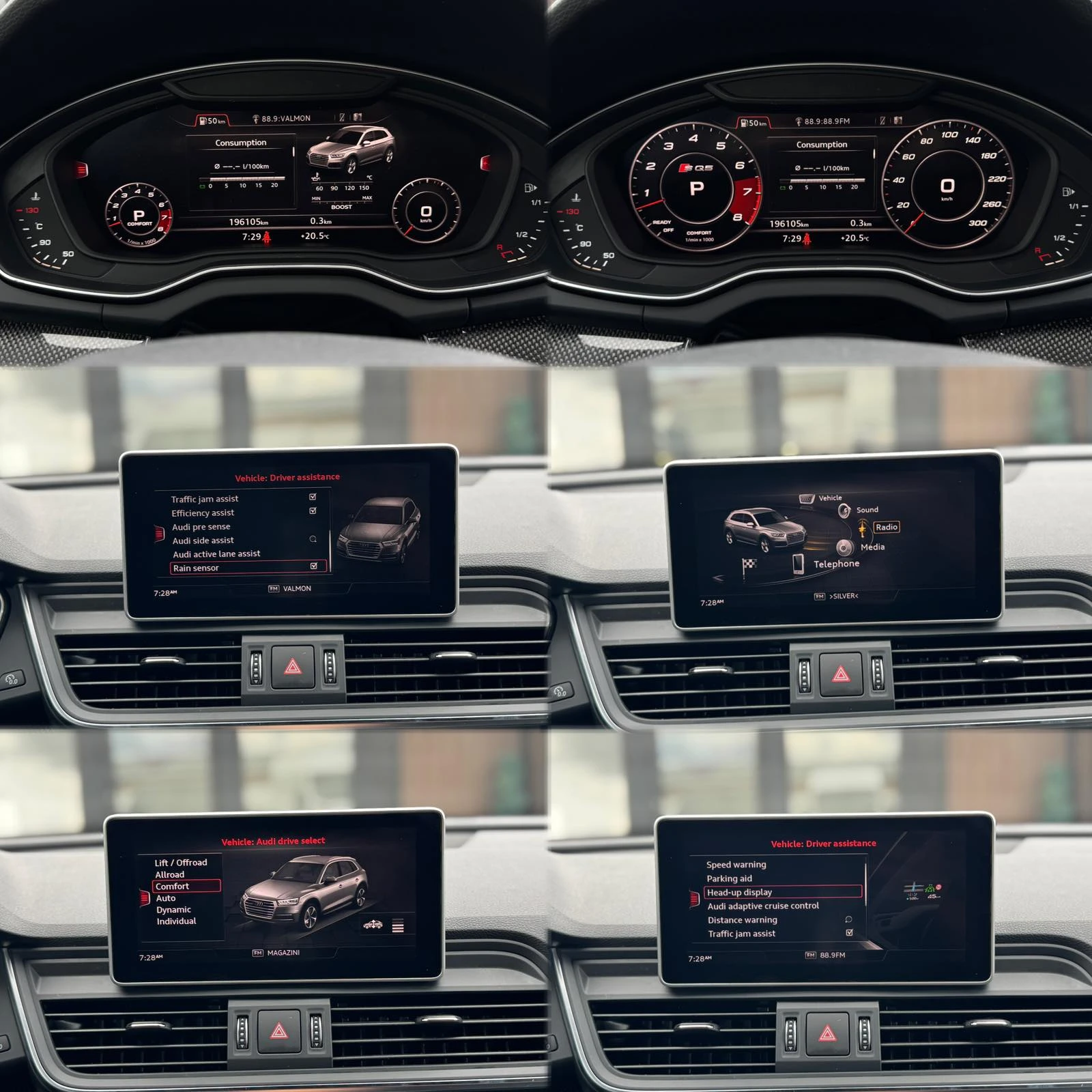 Audi SQ5 3.0TFSI* B&O* QUATTRO, снимка 14 - Автомобили и джипове - 56359430