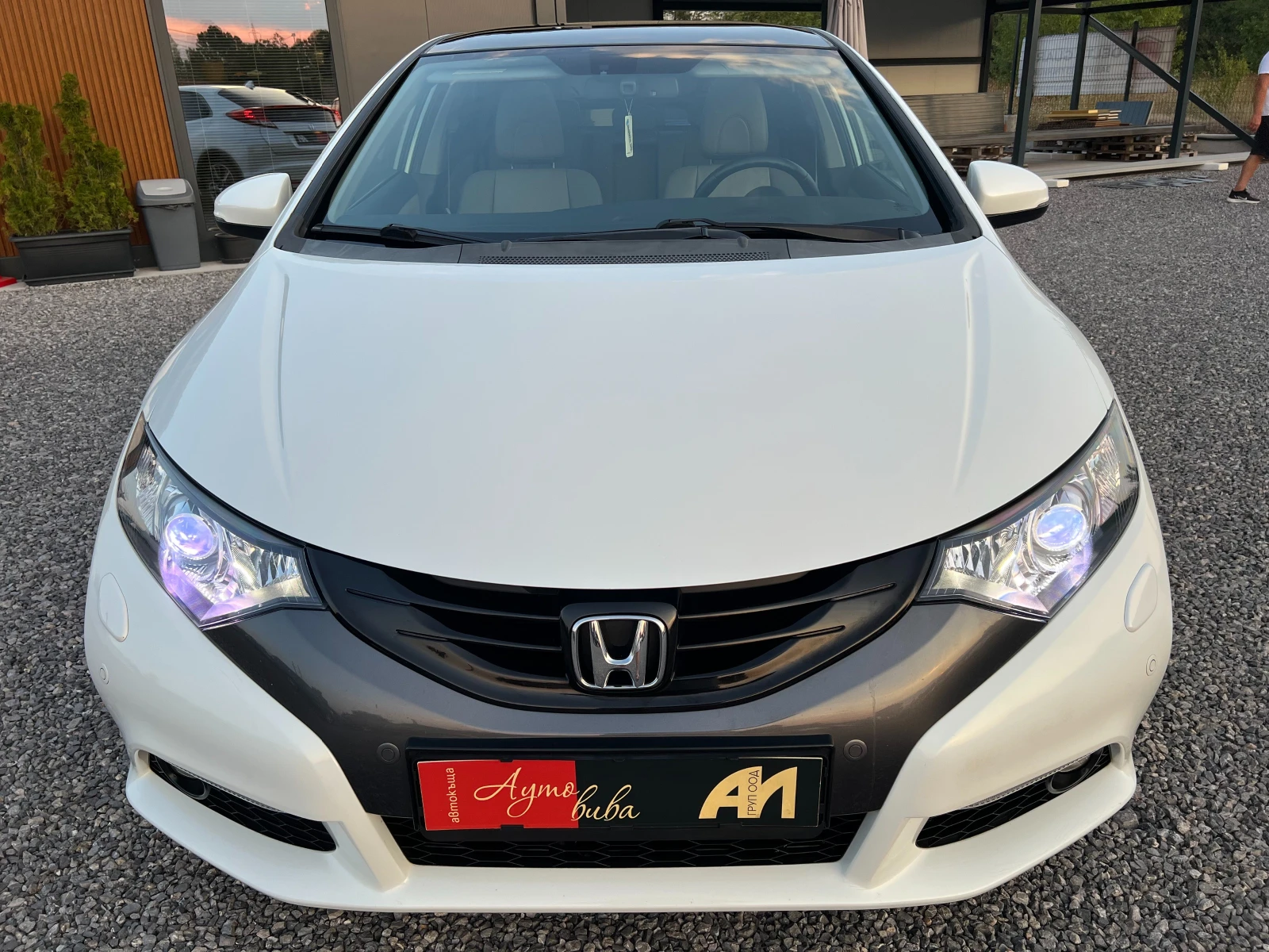 Honda Civic 2.2i-DTEC ПАНОРАМА/КОЖА/НАВИГАЦИЯ/КАМЕРА/PDC/LED/, снимка 7 - Автомобили и джипове - 55758242