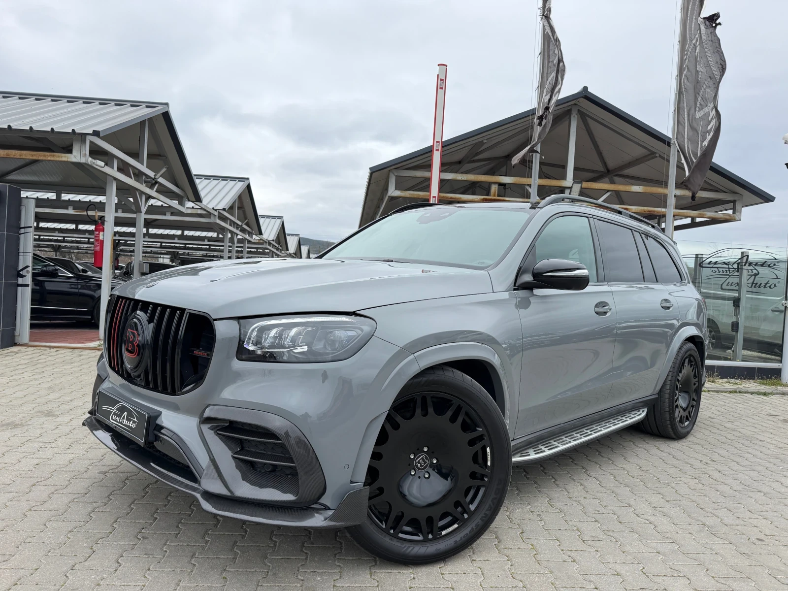 Mercedes-Benz GLS 400 D#BRABUS#CARBON#NARDO#SOFTCL#PANORAMA#FULL, снимка 2 - Автомобили и джипове - 53966869