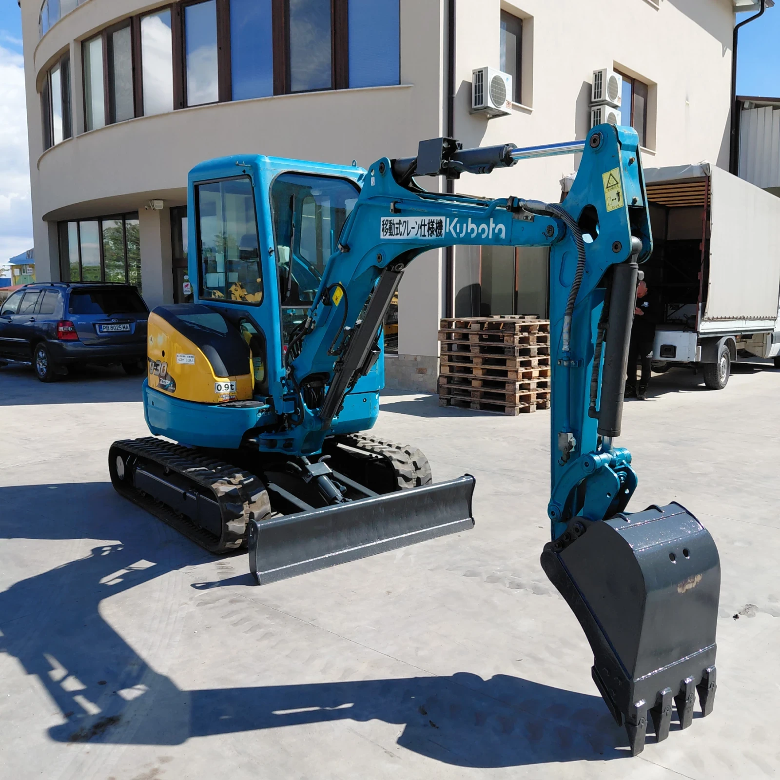 Багер Kubota U-30-5 * НАЛИЧЕН * ЛИНИЯ ЗА ЧУК * КРАН МОД * , снимка 7 - Индустриална техника - 54527164
