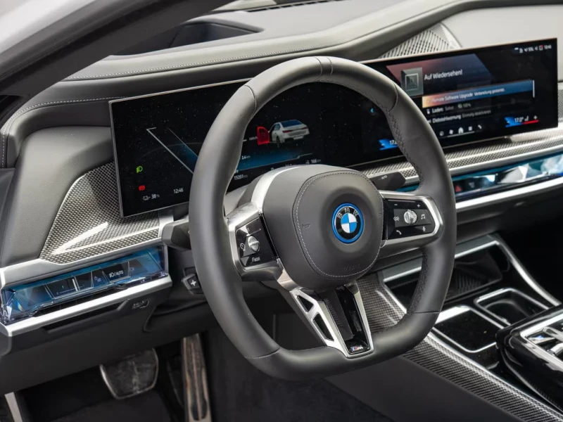 BMW i7 eDRIVE50/M-SPORT/449HP/ACC/MEMO/MASSAGE/360/801f, снимка 5 - Автомобили и джипове - 51837328