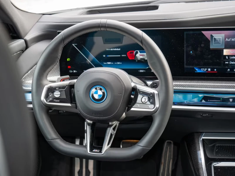 BMW i7 eDRIVE50/M-SPORT/449HP/ACC/MEMO/MASSAGE/360/801f, снимка 7 - Автомобили и джипове - 51837328