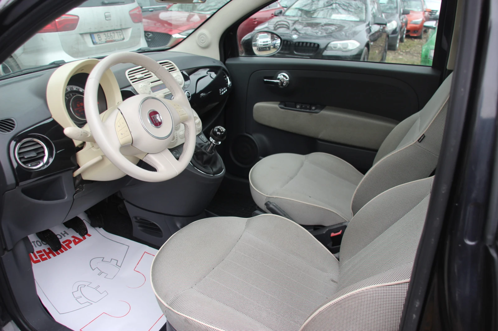 Fiat 500 1.2i  EURO 5A НОВ ВНОС      - изображение 9