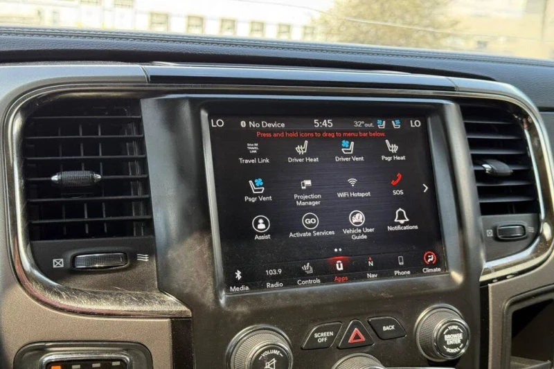 Dodge RAM 1500 SPORT ПОДГРЕВ* ОБДУХВАНЕ* CAM* KEYLESS* , снимка 6 - Автомобили и джипове - 52837214