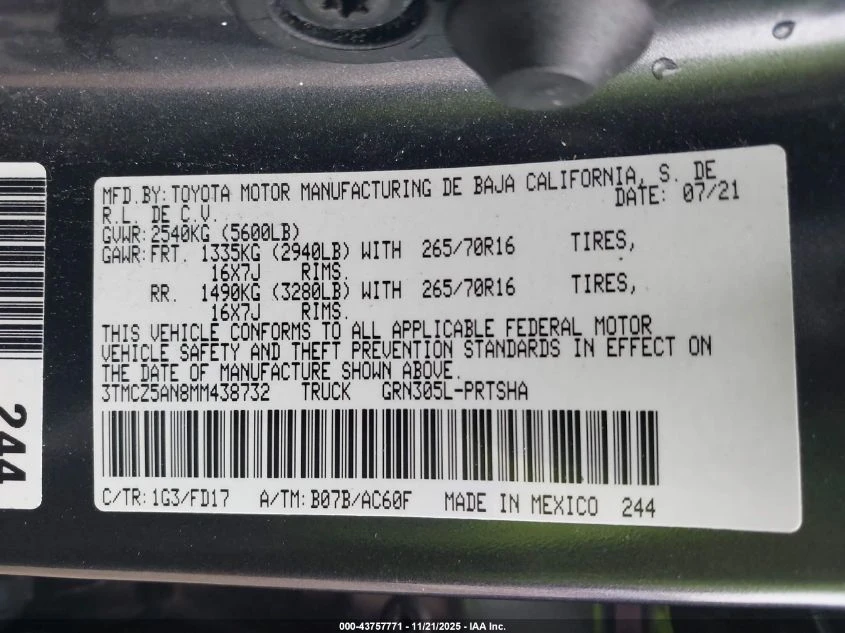 Toyota Tacoma 3.5L V-6 DI, DOHC, VVT, 278HP 4X4 Drive | Mobile.bg � ����������� 15