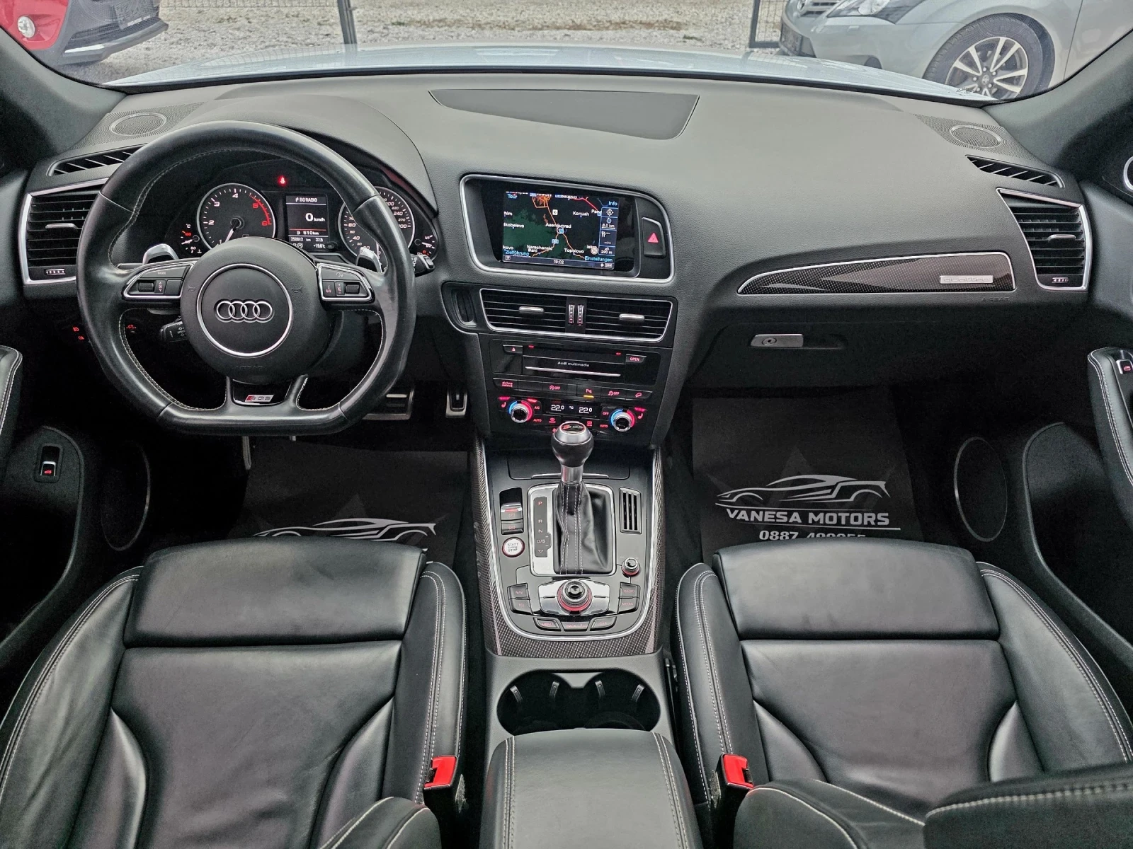 Audi SQ5 FULL SERVICE IN Audi Panorama BANG&OLUFSEN Keyless, снимка 7 - Автомобили и джипове - 54887628