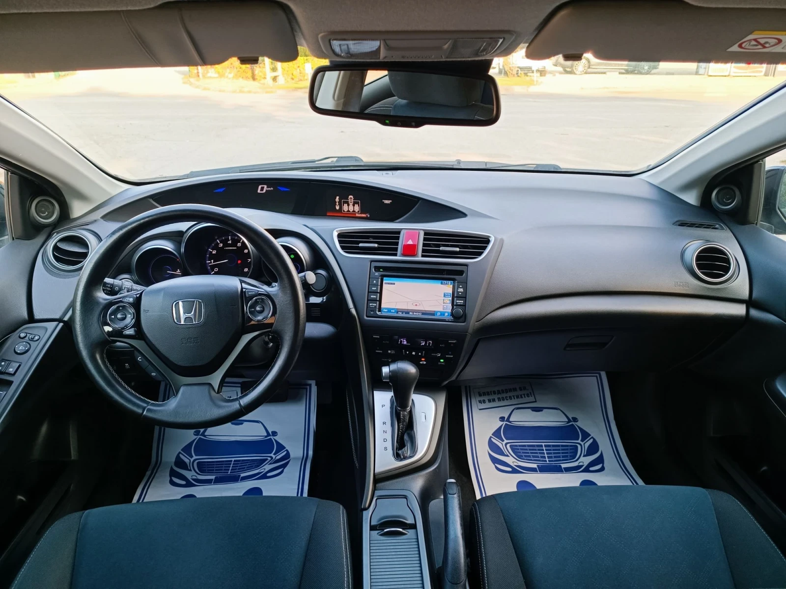Honda Civic 1.8i-140кс-ШВЕЙЦАРИЯ-АВТОМАТ-NAVI-КАМЕРА, снимка 14 - Автомобили и джипове - 55835318