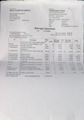 Toyota C-HR BLACK EDITION FULL SERVICE IN TOYOTA NEW!!! - 37000 лв. - 98290975 13