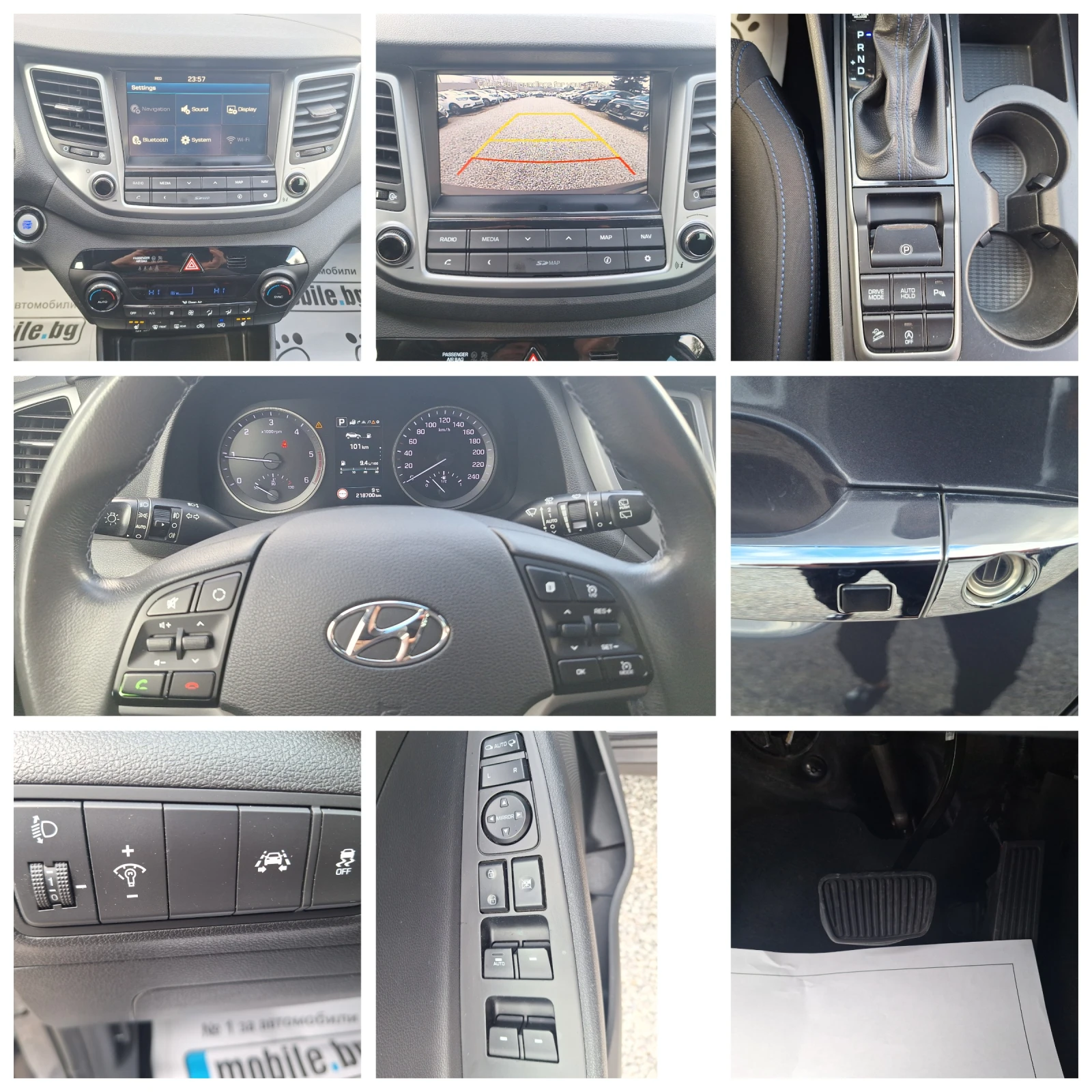 Hyundai Tucson 1.7crdi 141ks Avtomat Navi Kamera!, снимка 15 - Автомобили и джипове - 54081884