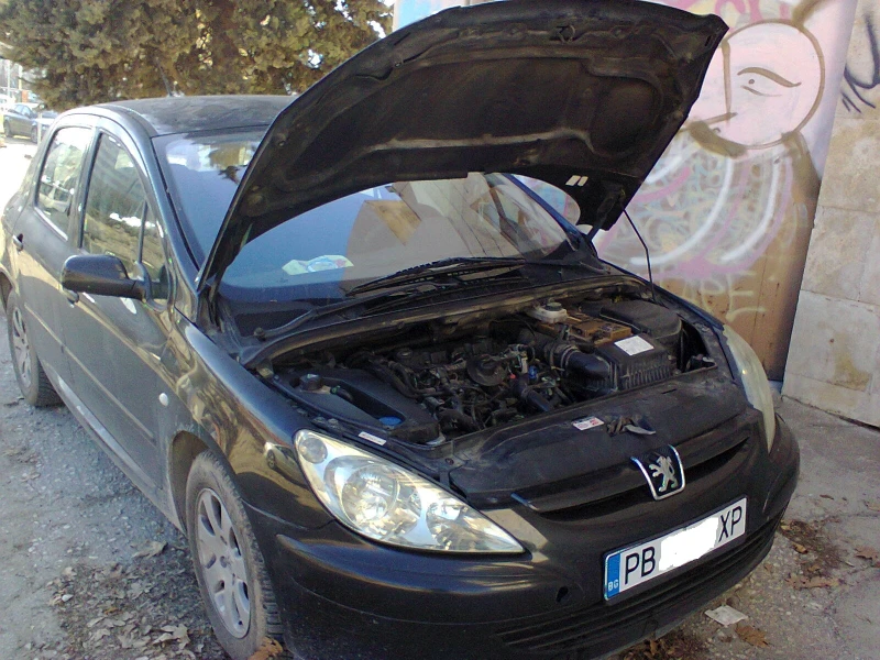 Peugeot 307 2.0 HDI-90 коня* KLIMATRONIK* , снимка 5 - Автомобили и джипове - 48605612