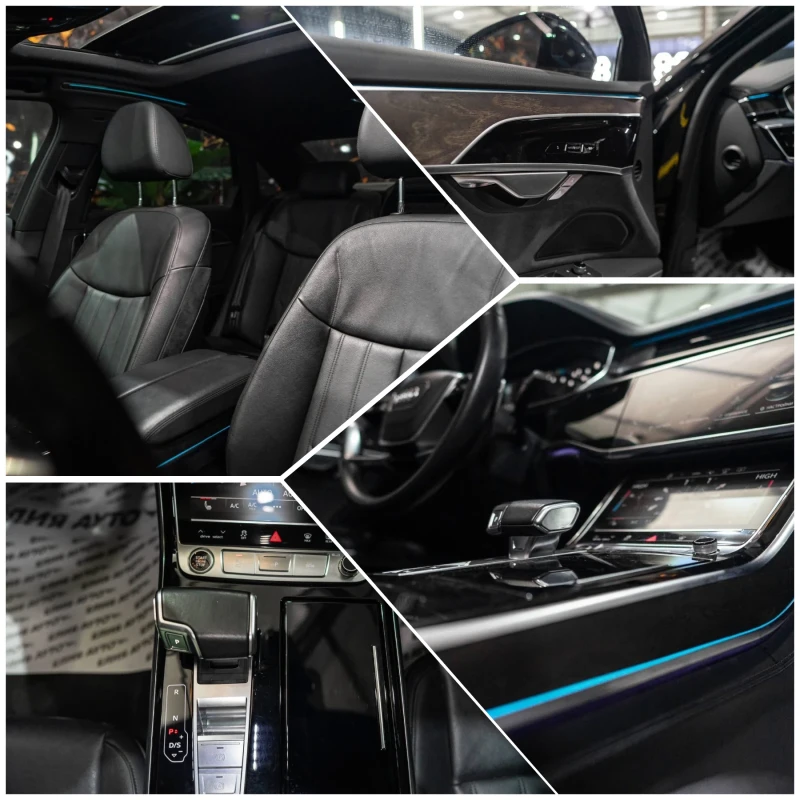 Audi A8 55TFSI QUATTRO LONG S LINE B&O ПАНО ЛИЗИНГ 100%, снимка 16 - Автомобили и джипове - 53334360