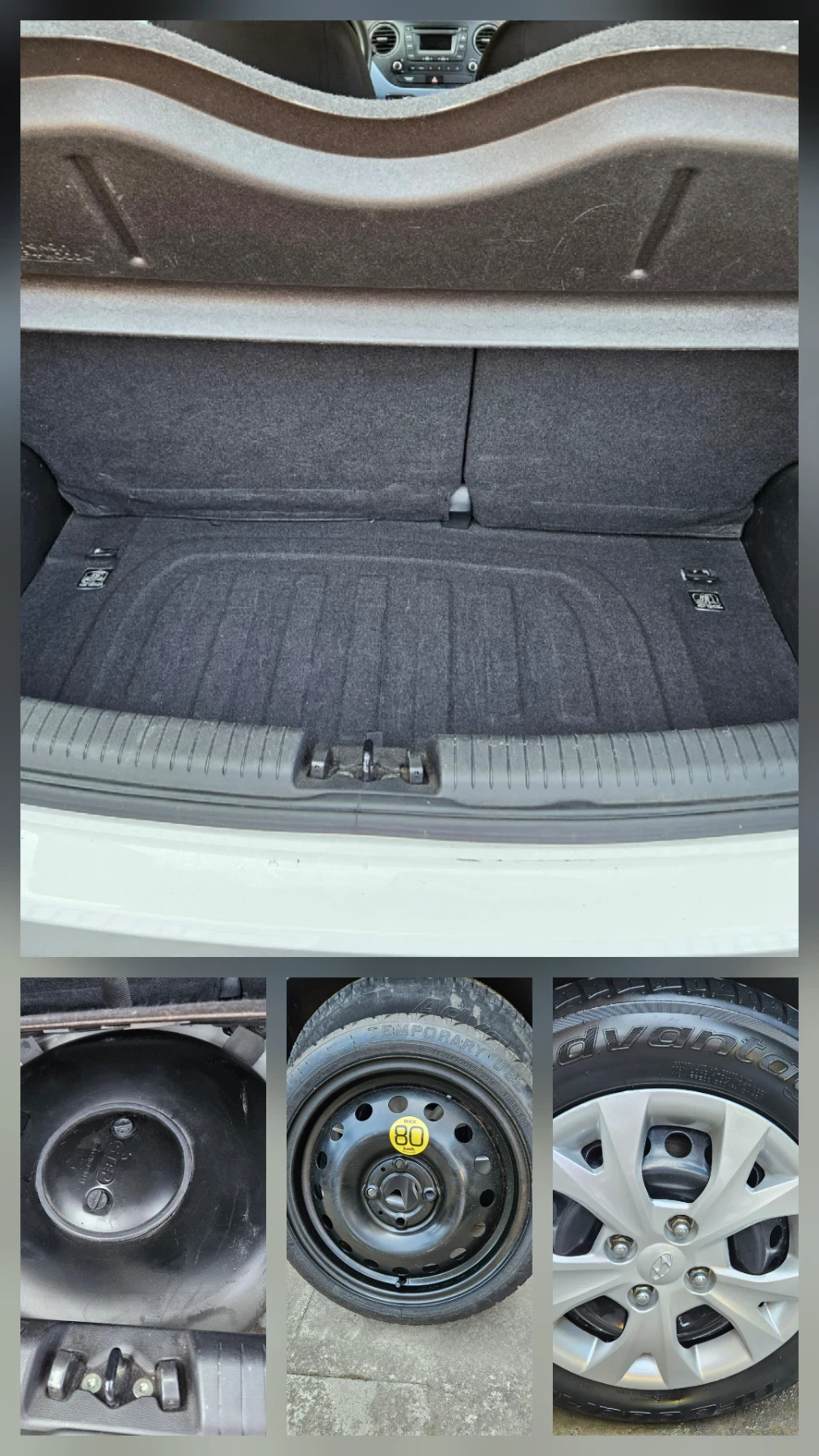 Hyundai I10 I10 1.2 4 цилиндъра 6В, снимка 11 - Автомобили и джипове - 55417401