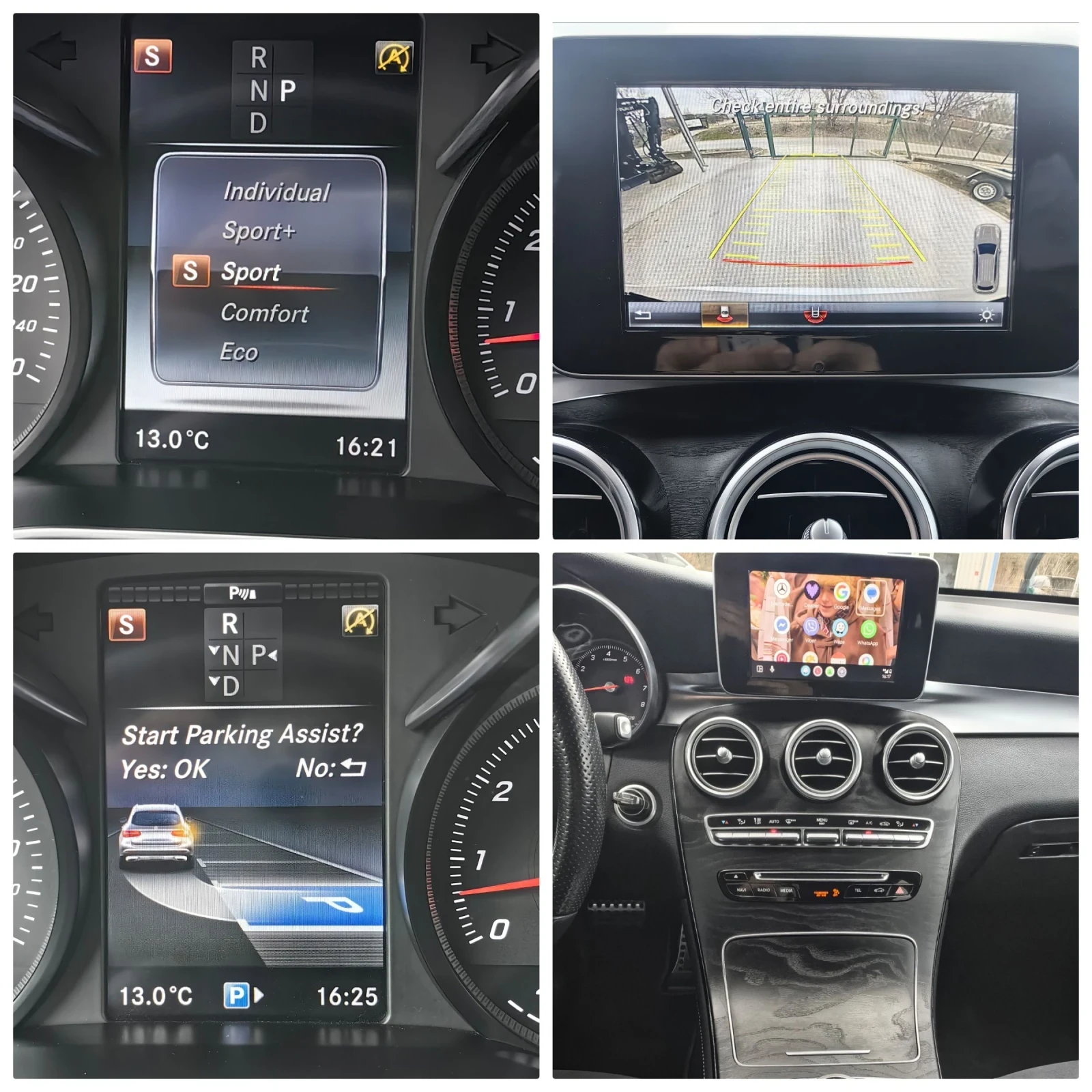 Mercedes-Benz GLC 250 AMG /ШВЕЙЦАРИЯ/ СЕРВИЗНА ИСТОРИЯ , снимка 14 - Автомобили и джипове - 53889764