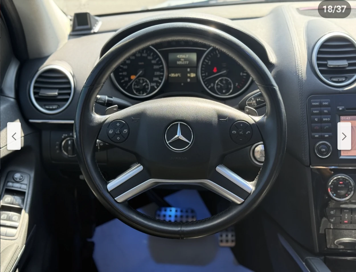 Mercedes-Benz ML 500 3TV* 5.5* V8* AMG* PACK* ОБДУХВАНЕ* КАМЕРА* ПАНОРА - изображение 9