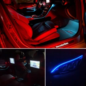 Mercedes-Benz C 250 D/ AMG/ 4MATIC/ PANO/ EXCLUSIVE/ 3xTV/ CARBON, снимка 16