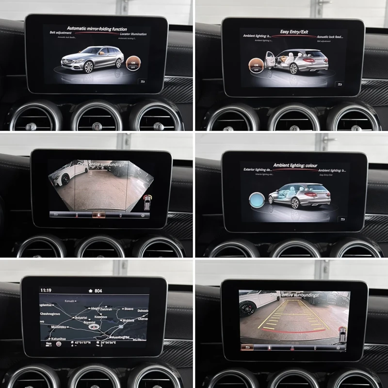 Mercedes-Benz C 250 D/ AMG/ 4MATIC/ PANO/ EXCLUSIVE/ 3xTV/ CARBON, снимка 14 - Автомобили и джипове - 53585549