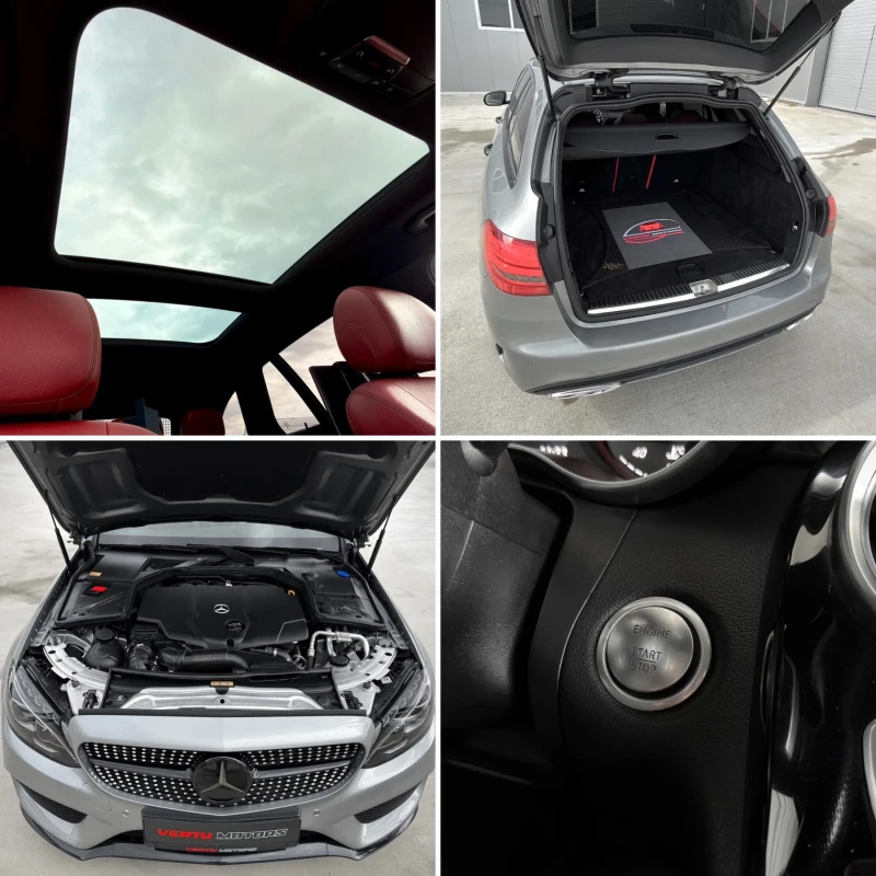 Mercedes-Benz C 250 D/ AMG/ 4MATIC/ PANO/ EXCLUSIVE/ 3xTV/ CARBON, снимка 13 - Автомобили и джипове - 53585549