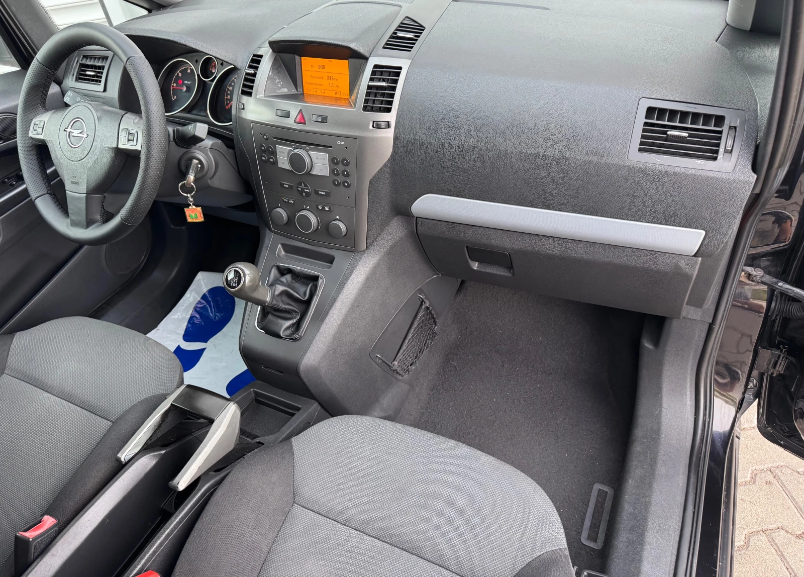Opel Zafira 1, 9tdi 120ps, 6+ 1м., климатрон., мулти, борд., е - изображение 9