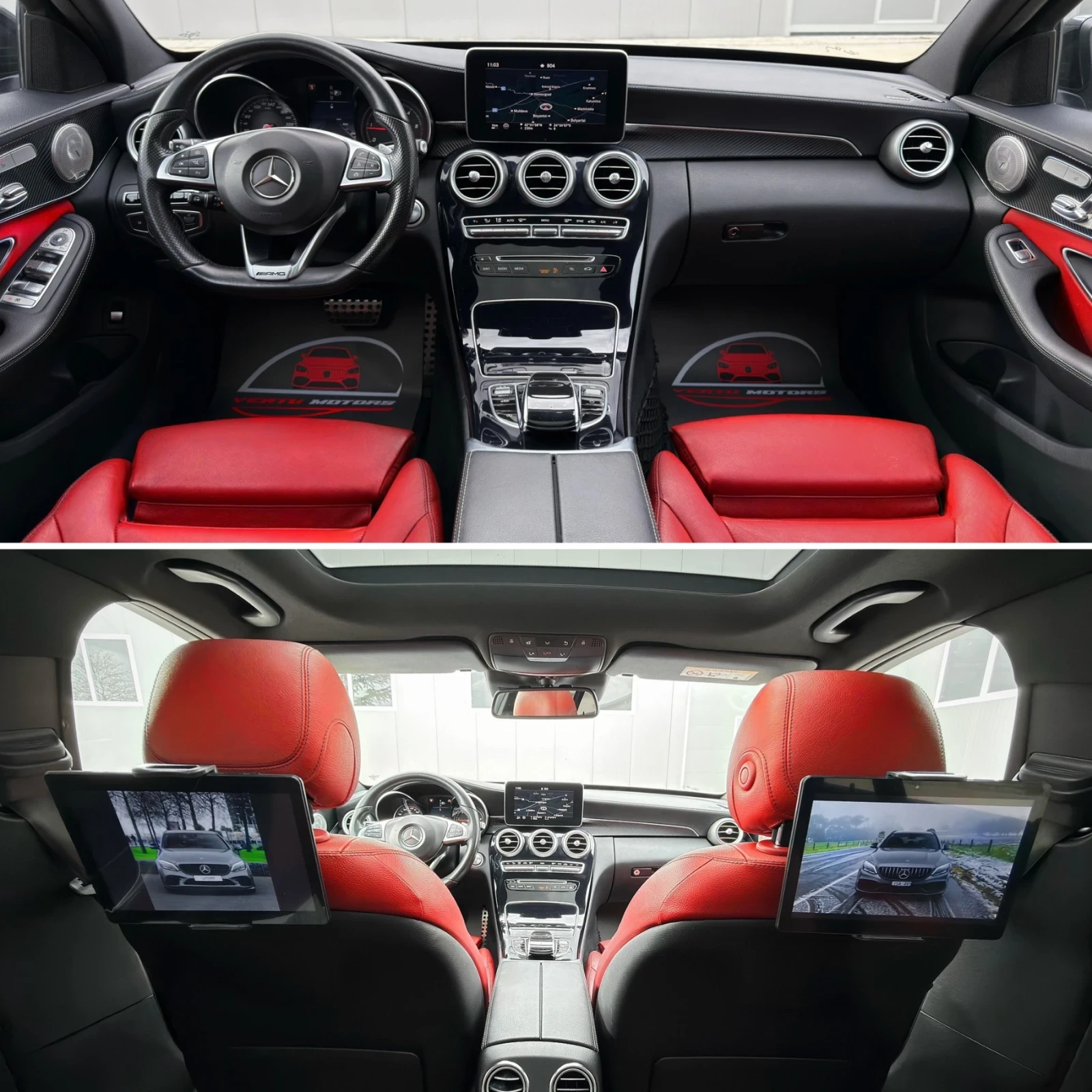Mercedes-Benz C 250 D/ AMG/ 4MATIC/ PANO/ EXCLUSIVE/ 3xTV/ CARBON | Mobile.bg � ����������� 9