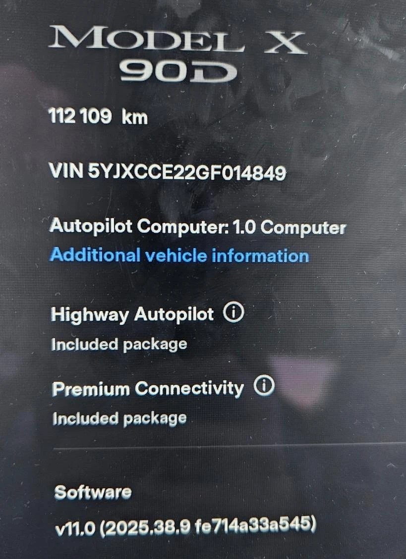 Tesla Model X X90D Long Range 7 места, снимка 15 - Автомобили и джипове - 54131754