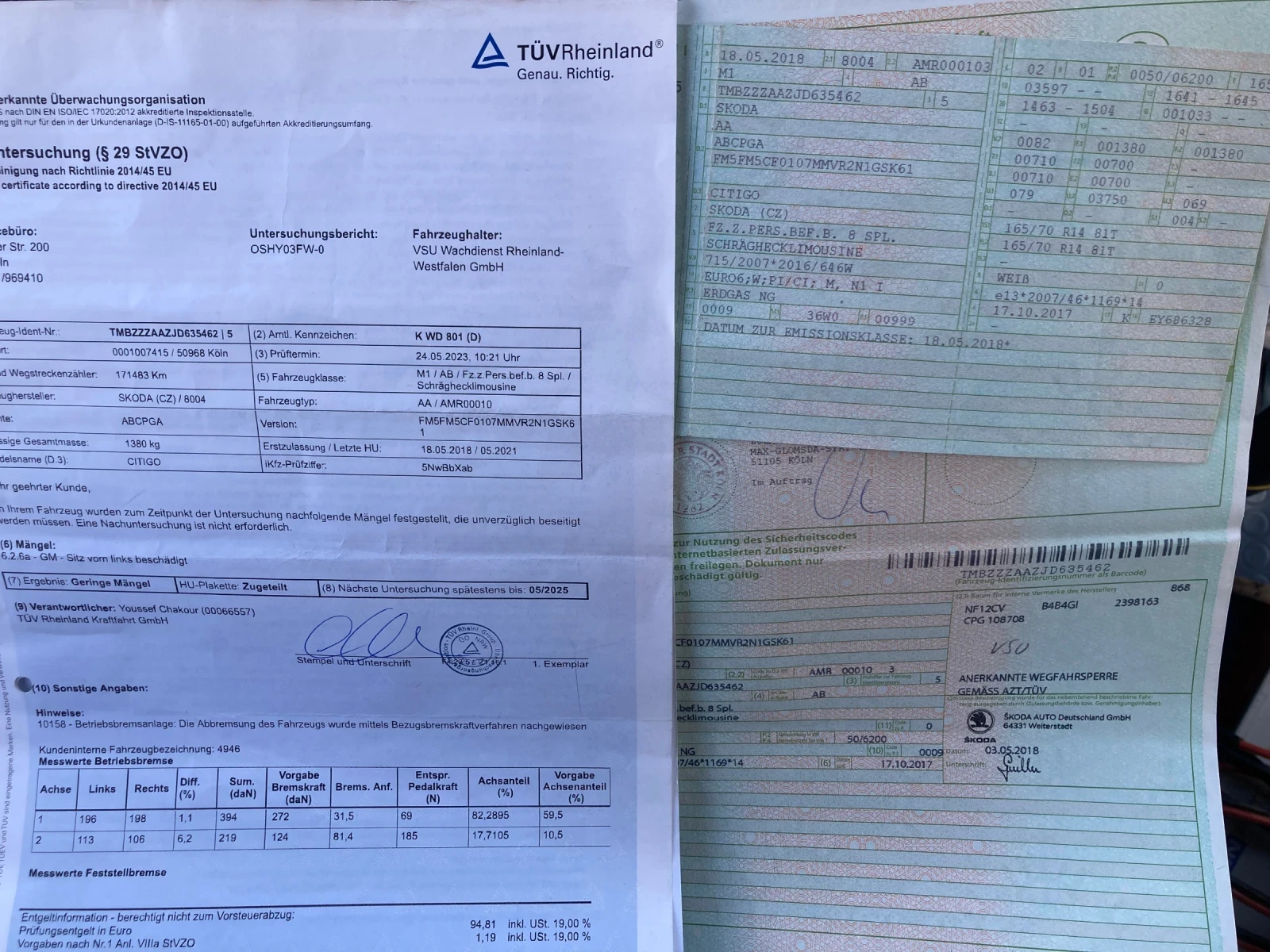 Skoda Citigo 1.0/60ps/CNG/Klima/2018 | Mobile.bg � ����������� 16