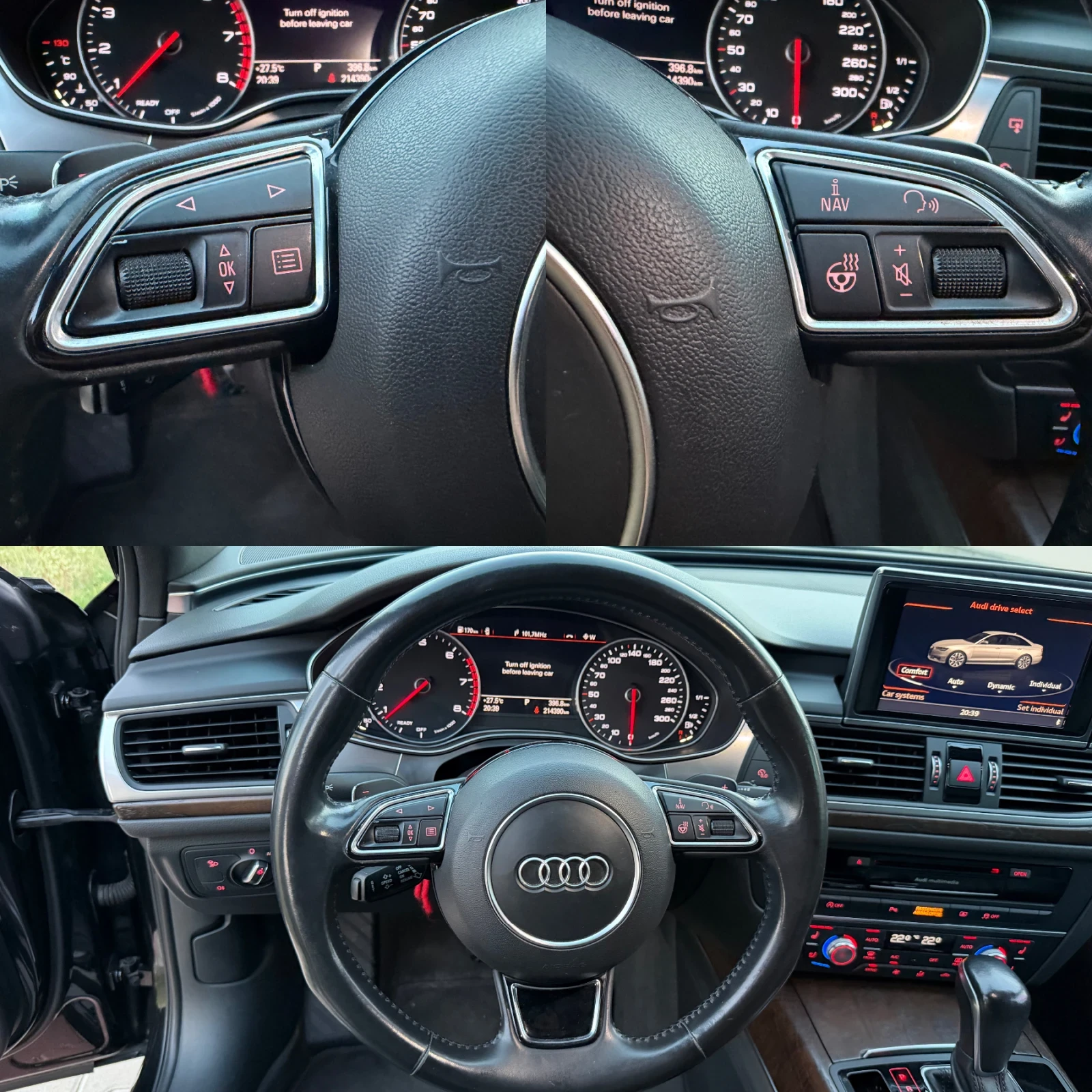 Audi A6 3.0 TFSI* Supercharged* Matrix* 8ZF* Quattro, снимка 14 - Автомобили и джипове - 55328472