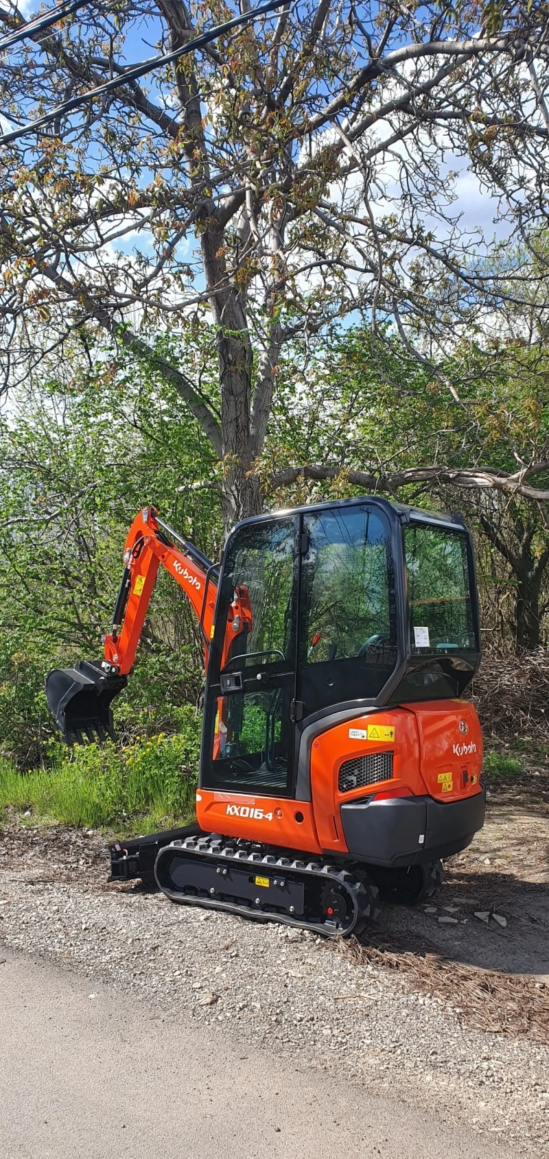 Багер Kubota KX016-4, снимка 7 - Индустриална техника - 40397609