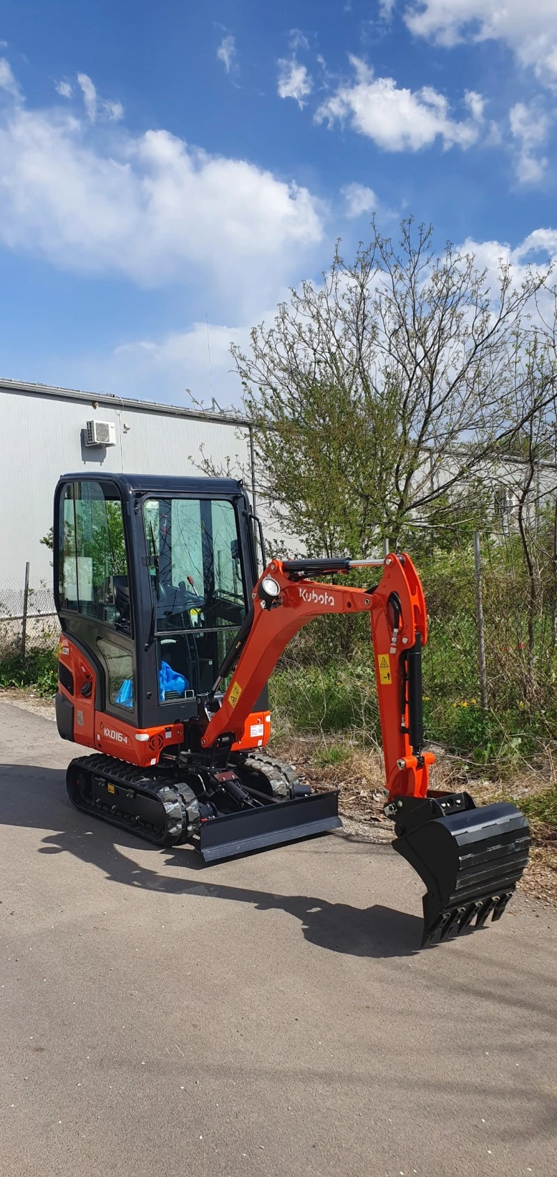 Багер Kubota KX016-4, снимка 11 - Индустриална техника - 40397609