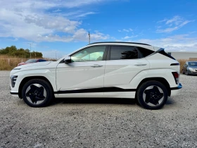 Hyundai Kona 2024 White Pearl EV 65KWh LED 100%SOH Т.помпа | Auto.bg — изображение 4