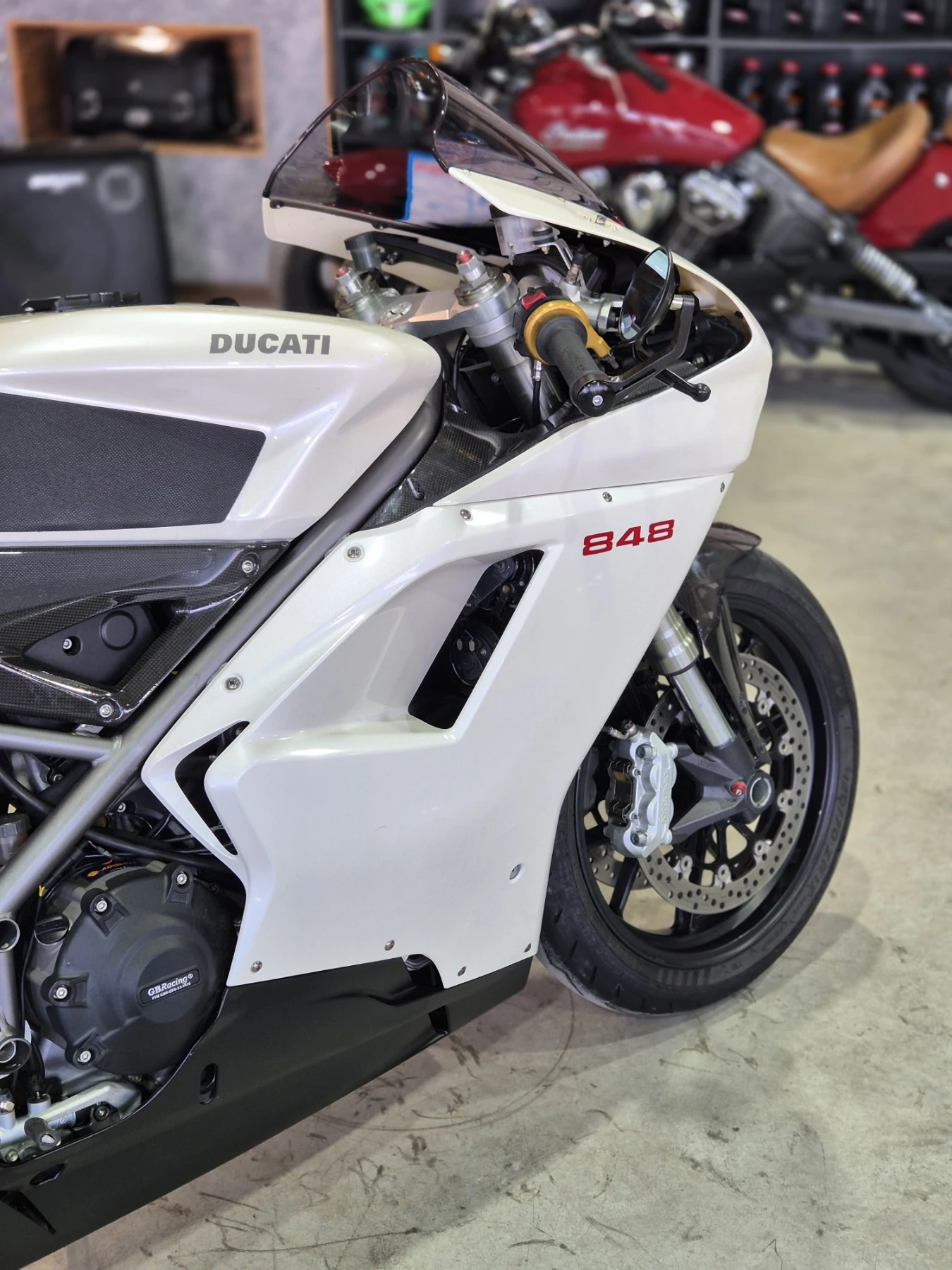 Ducati 848 Нов внос от ШВЕЙЦАРИЯ!!! 2010г., снимка 11 - Мотоциклети и мототехника - 55645040