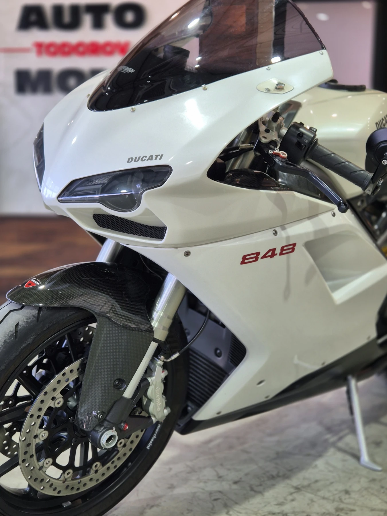 Ducati 848 Нов внос от ШВЕЙЦАРИЯ!!! 2010г., снимка 10 - Мотоциклети и мототехника - 55645040