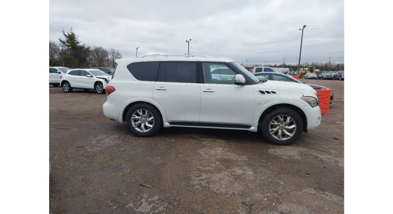 Infiniti QX80 AWD* V8* ОБДУХ* TV* ПОДГРЕВИ* KEYLESS, снимка 8 - Автомобили и джипове - 48693383