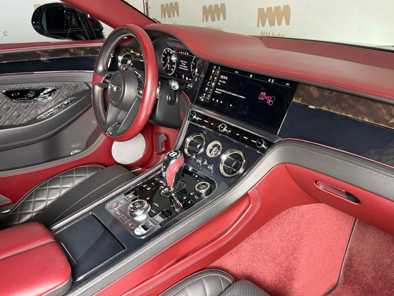 Bentley Continental gt W12* HuD* 360* Matrix* Вентилация, снимка 10 - Автомобили и джипове - 51883504