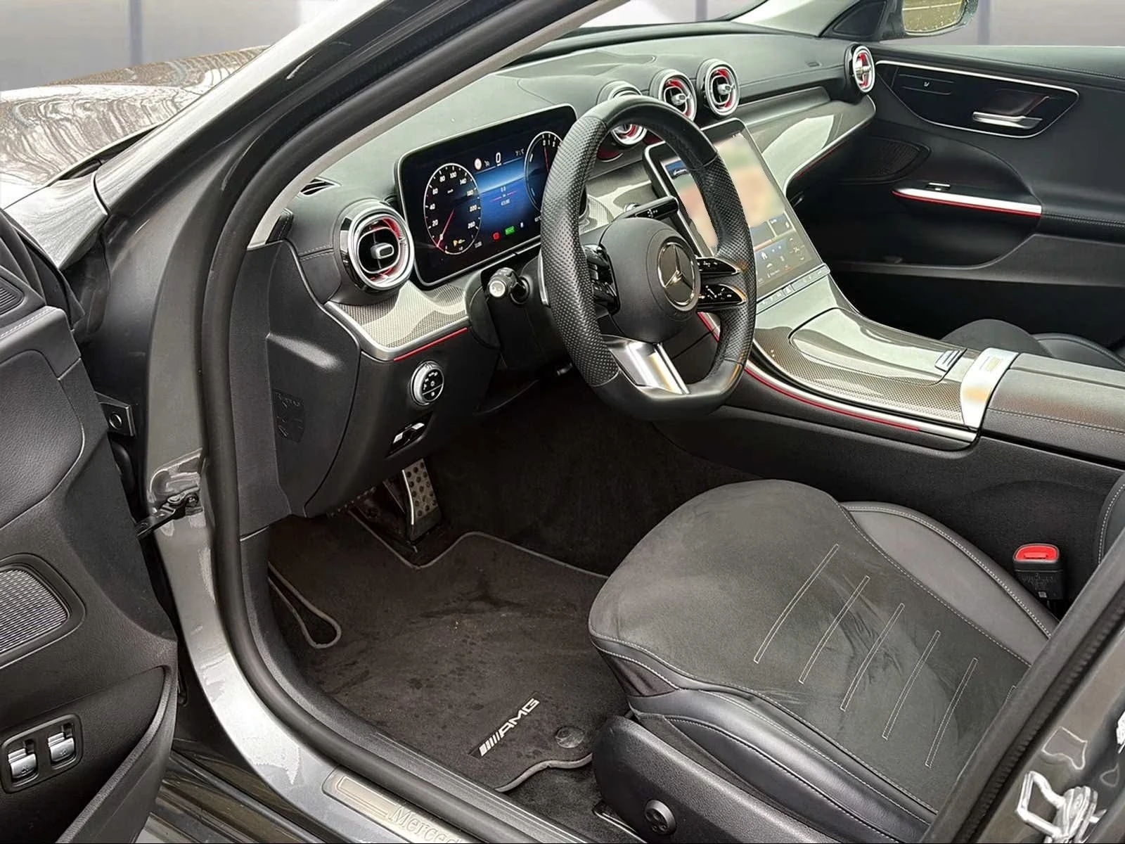 Mercedes-Benz C 300 e / AMG / PLUG-IN / CAMERA / CARBON /, снимка 10 - Автомобили и джипове - 55818142