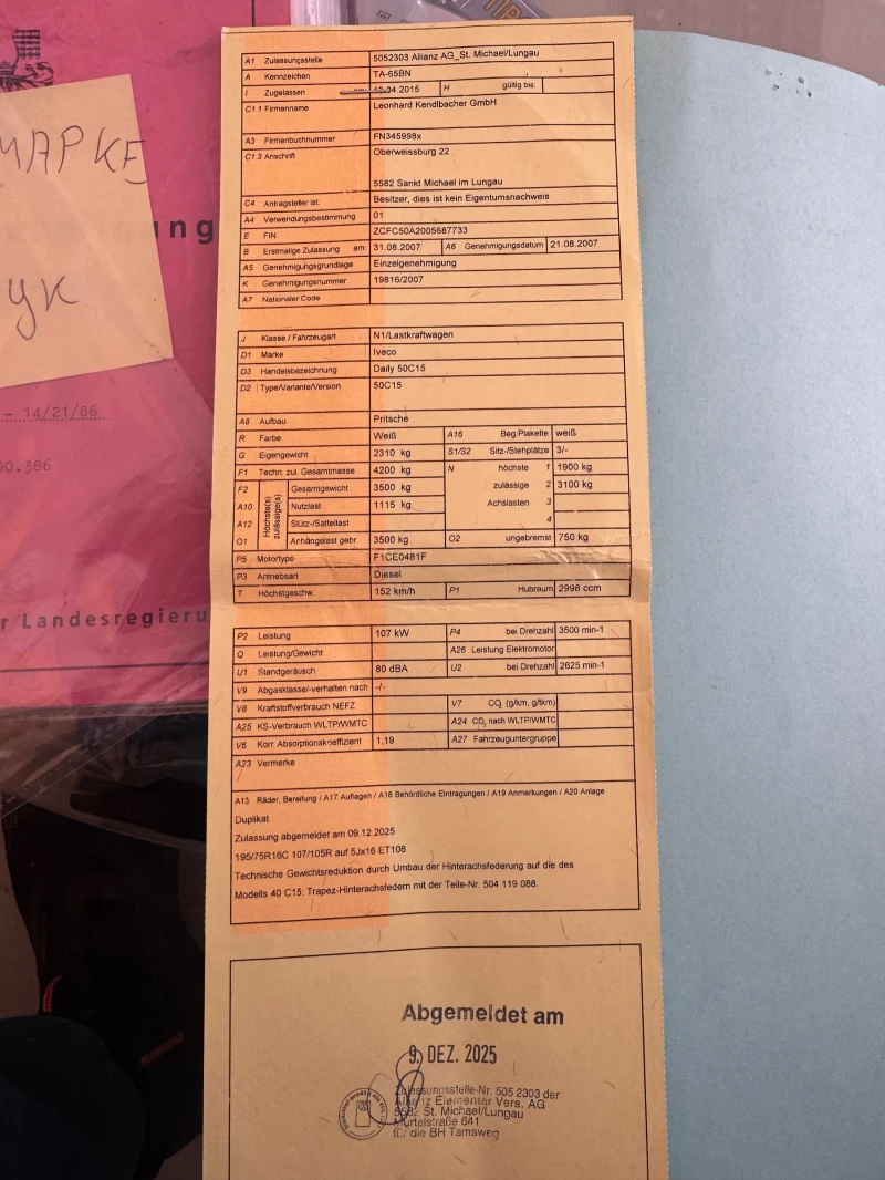 Iveco 35c15 165000 КМ N1, снимка 12 - Бусове и автобуси - 53395490