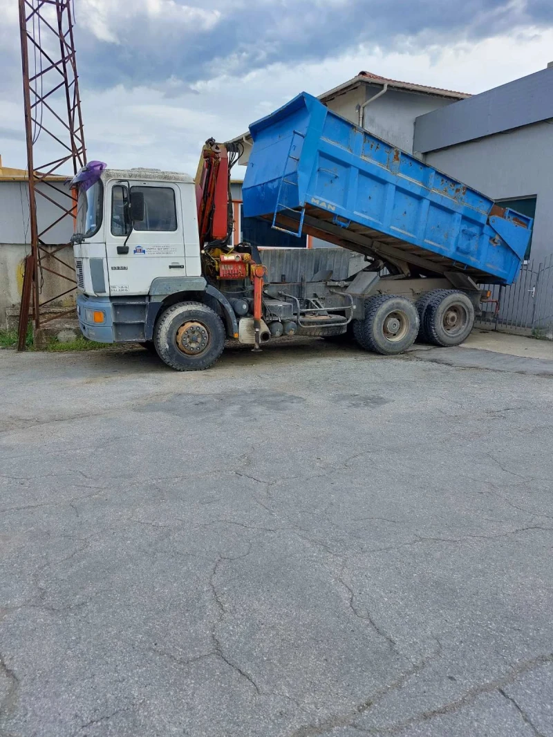 Man 33.362 Самосвал с Кран, снимка 2 - Камиони - 50945055
