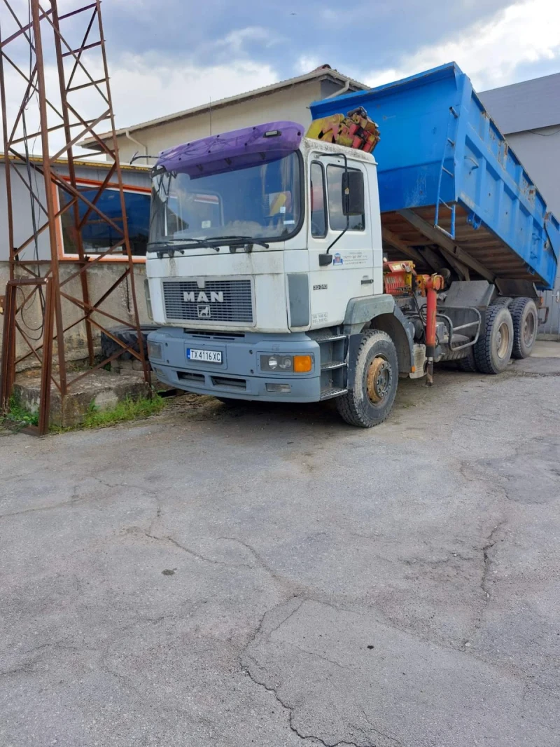 Man 33.362 Самосвал с Кран