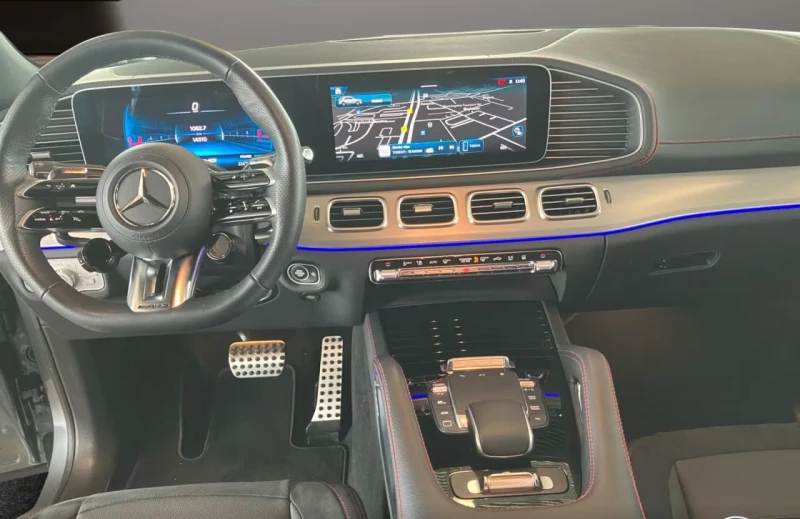 Mercedes-Benz GLE 53 4MATIC ADVANCED/435HP/AMG/PANO/NIGHT/360/BURM/MEMO/414g, снимка 11 - Автомобили и джипове - 51973112