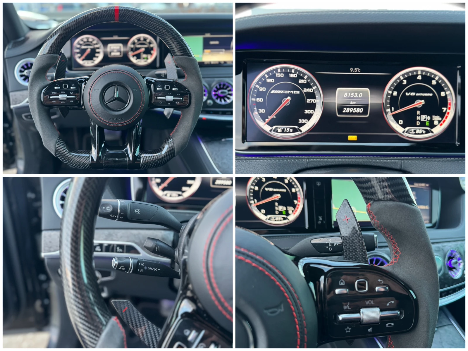 Mercedes-Benz S 350 d= BRABUS= ACTIVE SOUND= FACELIFT= CARON PACK=  | Mobile.bg   14