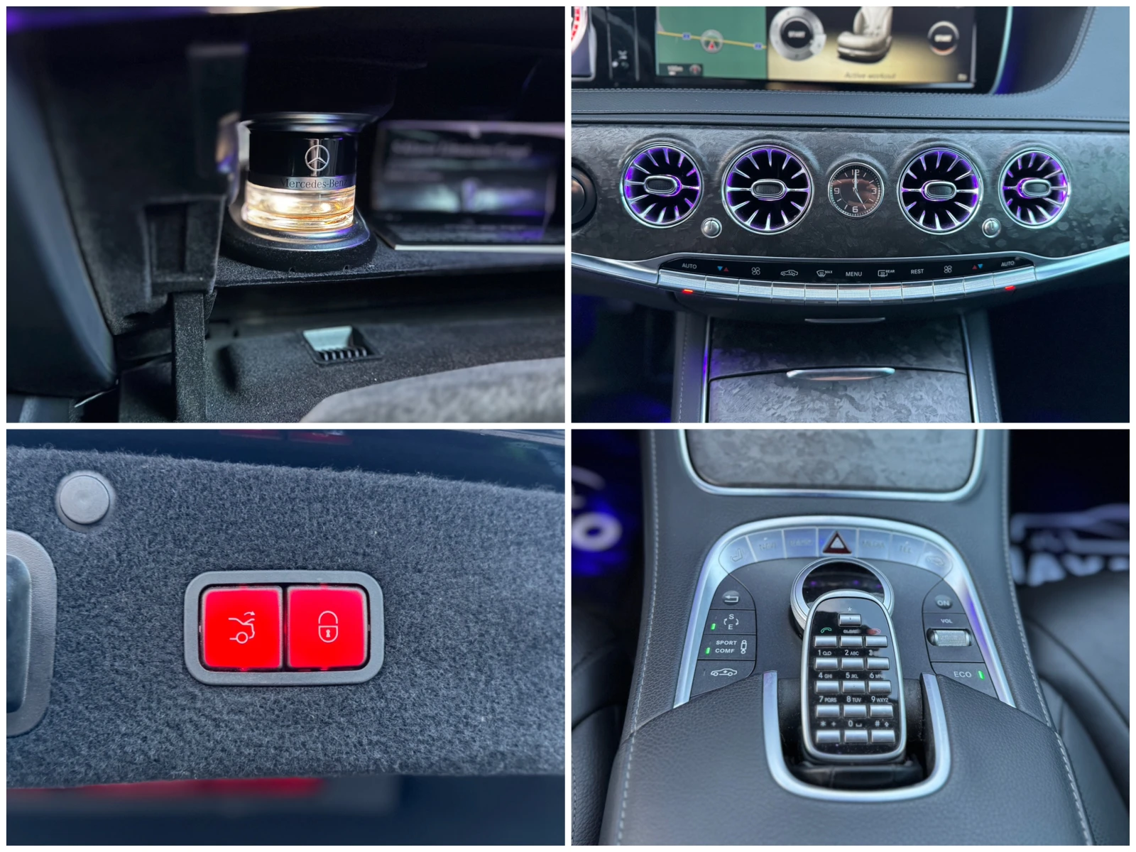 Mercedes-Benz S 350 d= BRABUS= ACTIVE SOUND= FACELIFT= CARON PACK=  | Mobile.bg   17