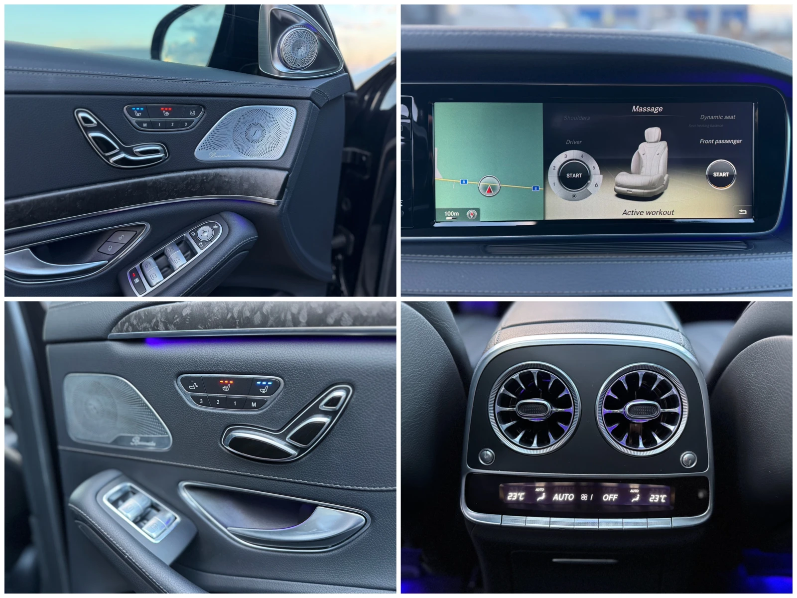 Mercedes-Benz S 350 d= BRABUS= ACTIVE SOUND= FACELIFT= CARON PACK=  | Mobile.bg   16