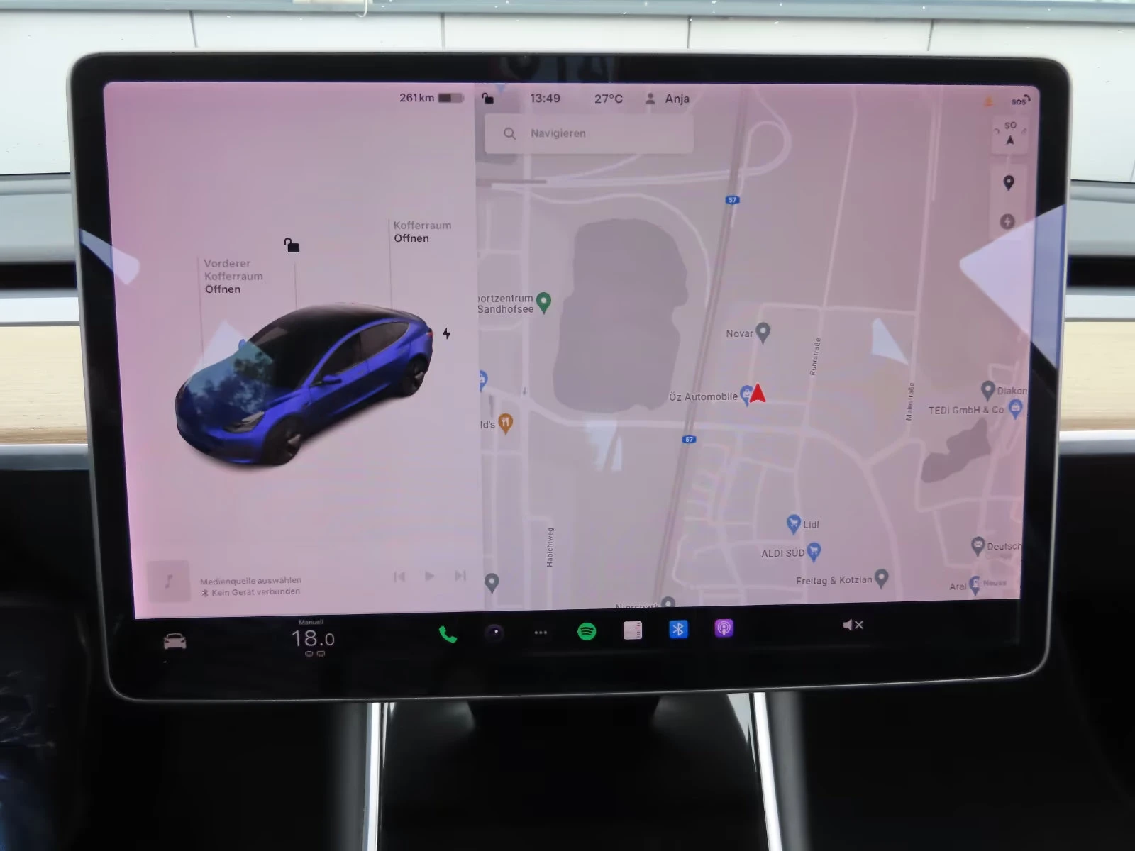 Tesla Model 3 LONG-RANGE/351HP/DUAL/AWD/PANO/CAM/H.PUMP/ACC/478q, снимка 8 - Автомобили и джипове - 55136473