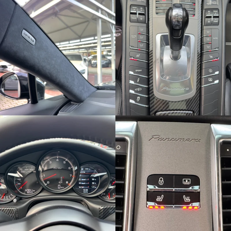 Porsche Panamera TURBO#FACE#CARBON#ALCANTARA#NAPPA#KEYLESS#BOSSE, снимка 16 - Автомобили и джипове - 52531272