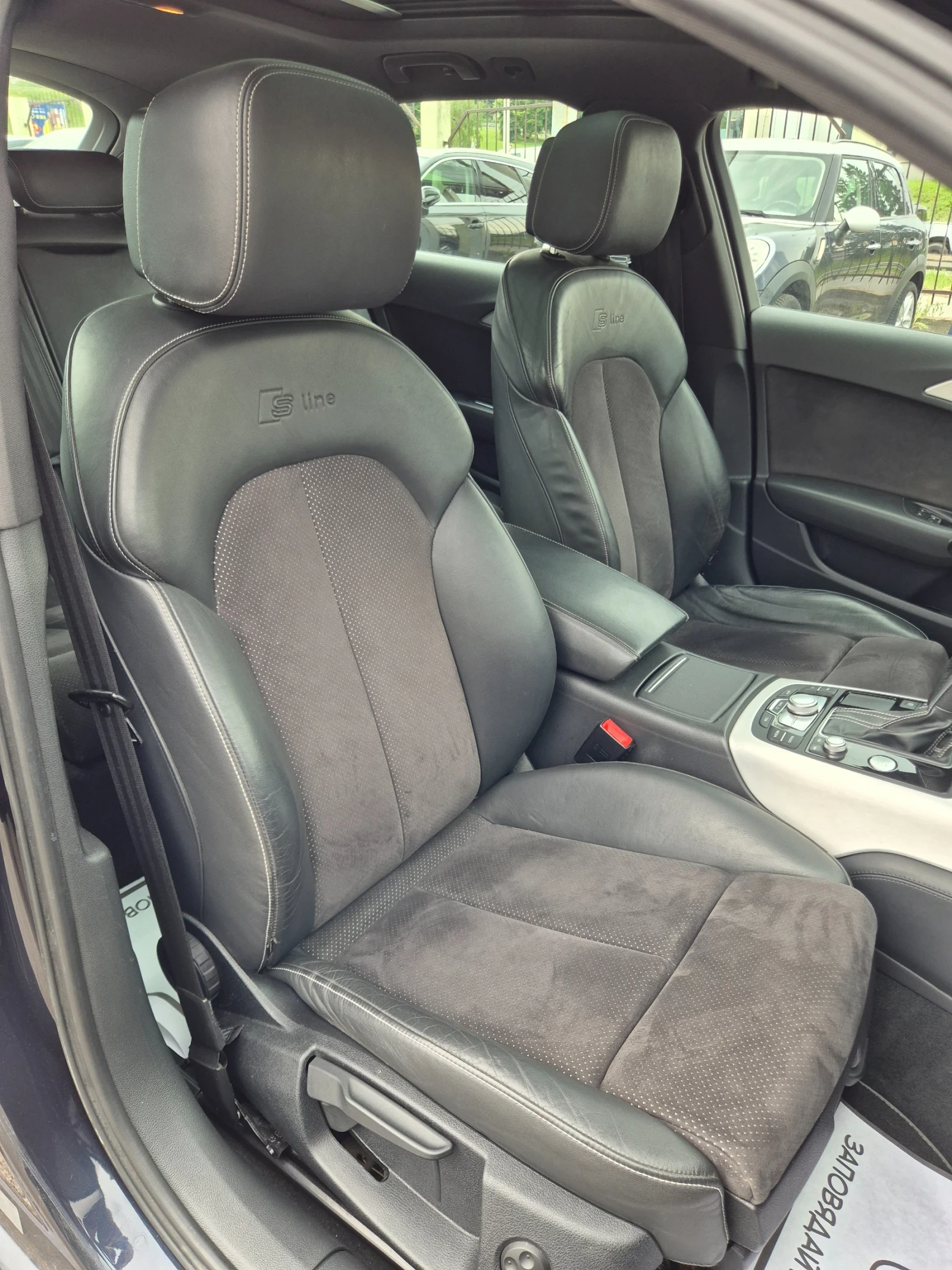 Audi A6 3.0TDI* S-LINE* ПАНОРАМА* LED* NAVI* DISTRONIC, снимка 12 - Автомобили и джипове - 52848995
